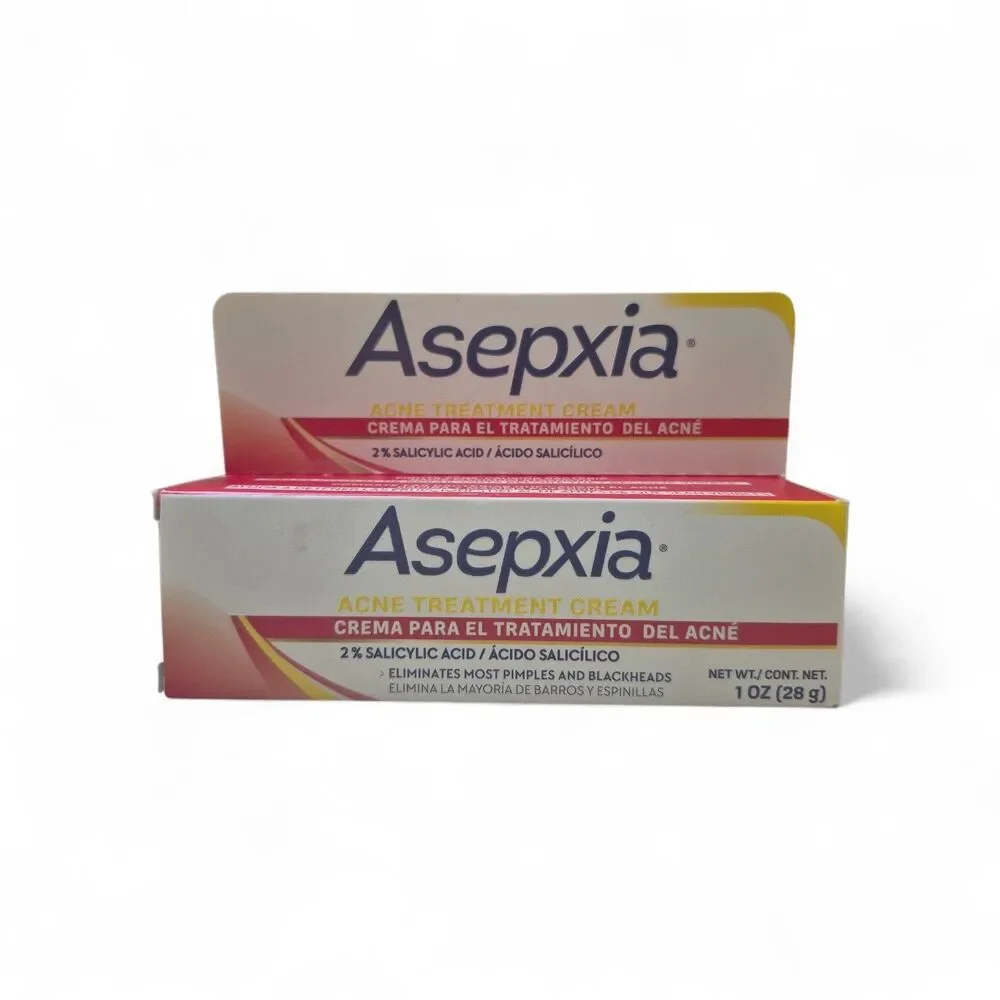 ASEPXIA Acne Treatment Cream, 1 oz, Exp: 10-2026. 1Z Exp 02/2027
